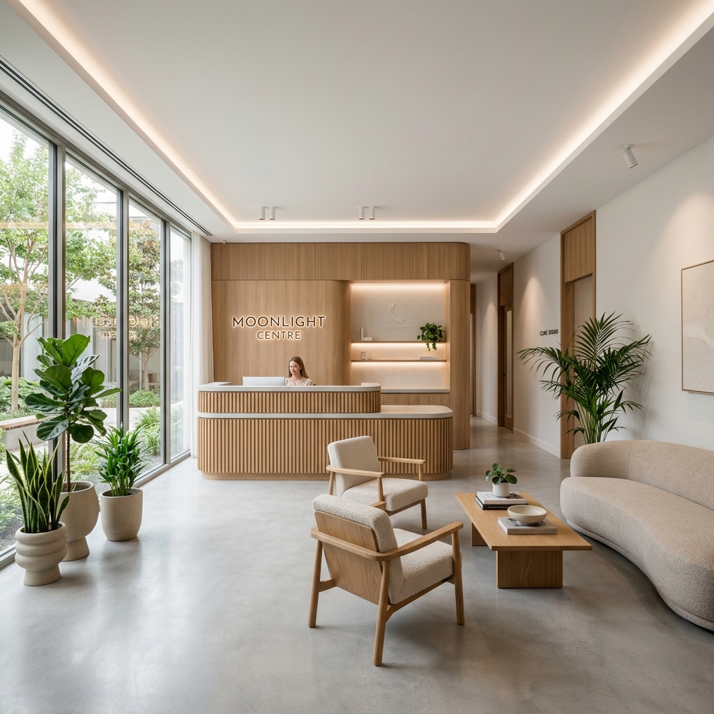 Moonlight Centre Clinic reception desk
